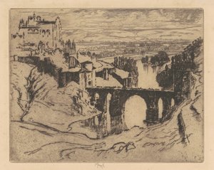 Szent Márton híd, Toledo alkotó: Joseph Pennell
