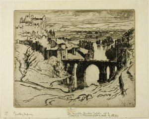 St. Martins Bridge, Toledo alkotó: Joseph Pennell