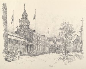 Állami épületek, 1912. alkotó: Joseph Pennell