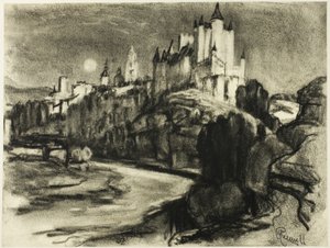 Alcazar, Segovia alkotó: Joseph Pennell