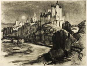 Alcazar, Segovia alkotó: Joseph Pennell