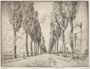 Az Avenue, Valenciennes alkotó: Joseph Pennell