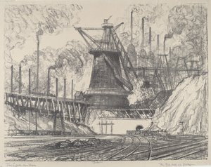 A nagy acélmű, Gary, Indiana alkotó: Joseph Pennell