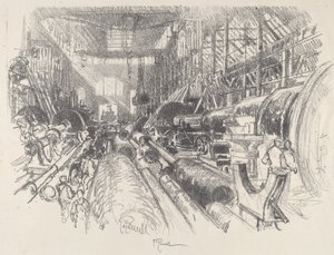 A világ legnagyobb esztergagépe, 1917.