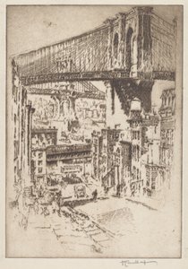 The Bridges, Brooklynból alkotó: Joseph Pennell