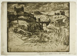 A kastélyok, Toledo alkotó: Joseph Pennell