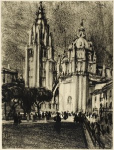 A székesegyház, Toledo alkotó: Joseph Pennell