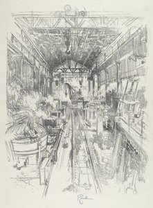 Az üstök, 1916. alkotó: Joseph Pennell