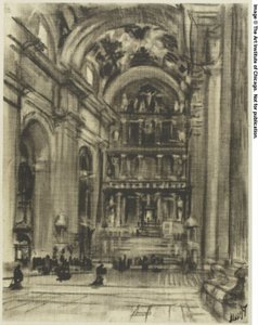 A vidám gótikus kolostorok, Toledo alkotó: Joseph Pennell