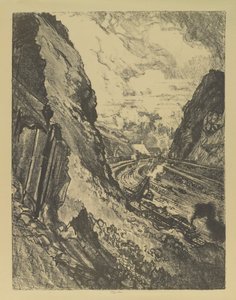 Culebra vágás alkotó: Joseph Pennell