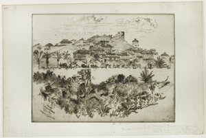 De Lesseps összeomlása, Panama alkotó: Joseph Pennell