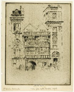 A templom kapuja alkotó: Joseph Pennell