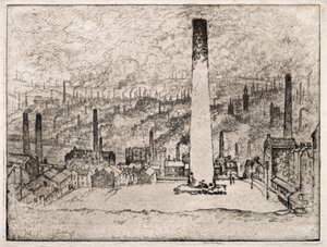 A nagy kémény, Bradford alkotó: Joseph Pennell