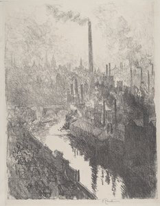A Nagy Kémény, a Motorpark alkotó: Joseph Pennell
