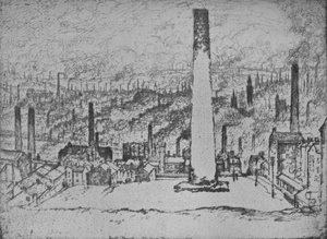 The Great Stack, Bradford, 1909 alkotó: Joseph Pennell