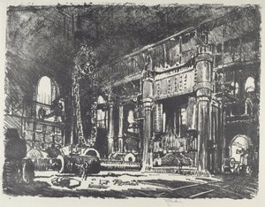 A Gun Forge alkotó: Joseph Pennell