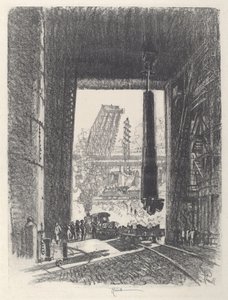 The Gun Pit, No.I alkotó: Joseph Pennell