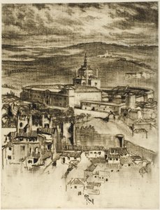 Szent János hospice, Toledo alkotó: Joseph Pennell
