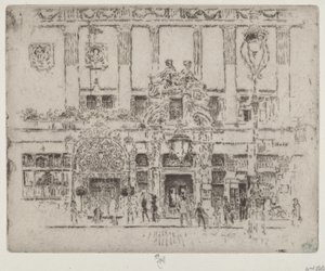 Az Intézet, Piccadilly alkotó: Joseph Pennell