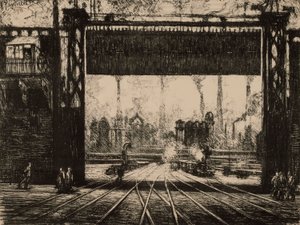 A vaskapu - Charleroi, a Belgium sorozatból alkotó: Joseph Pennell