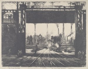 A vaskapu, Charleroi alkotó: Joseph Pennell