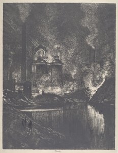 A Tűz tava, Charleroi alkotó: Joseph Pennell