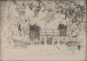 A márványív, 1905. alkotó: Joseph Pennell