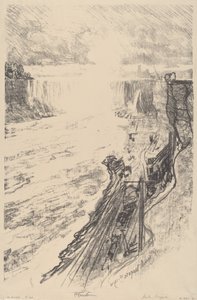 A köd rejtélye, 1910. alkotó: Joseph Pennell