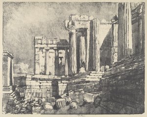 Propylaea, Athén alkotó: Joseph Pennell