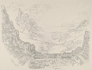 Színház, Segesta alkotó: Joseph Pennell