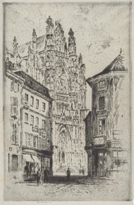 A kereszthajó, Beauvais alkotó: Joseph Pennell