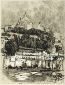 Madrid mosóhelye alkotó: Joseph Pennell