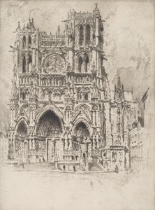 Nyugati Front, Amiens, 1907. alkotó: Joseph Pennell