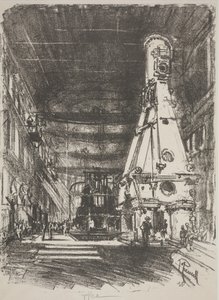 A fehér és fekete kalapács (litho) alkotó: Joseph Pennell