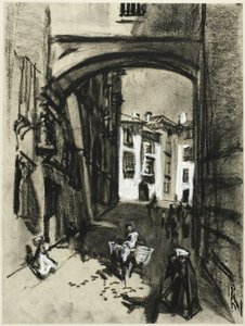 Toledo, az ív utcája alkotó: Joseph Pennell