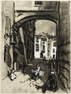 Toledo, az ív utcája alkotó: Joseph Pennell