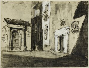 Toledo utcák alkotó: Joseph Pennell