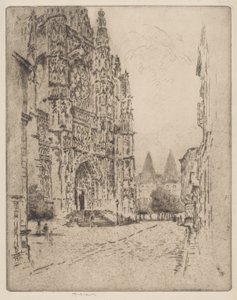 A Püspöki Palota tornyai, Beauvais alkotó: Joseph Pennell