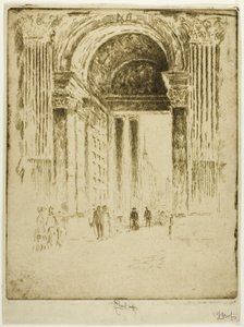 Nyugati ajtó, Szent Pál templom alkotó: Joseph Pennell