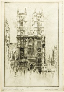 West Front, Westminster Abbey alkotó: Joseph Pennell