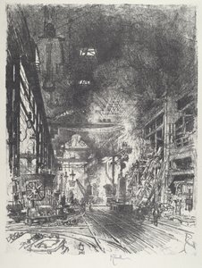 A kemencéken belül alkotó: Joseph Pennell