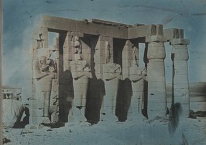 Ramesseum, Théba, 1844. alkotó: Joseph Philibert Girault De Prangey