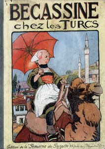 A "Becassine Chez les Turcs" címlapja. alkotó: Joseph Porphyre Pinchon