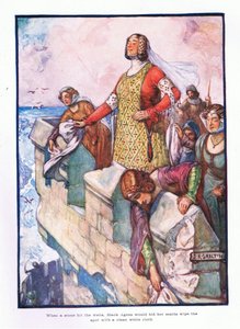 Amikor egy kő nekiütközött a falaknak, Fekete Ágnes megkérte a szobalányait, hogy töröljék le a helyet egy tiszta fehér ruhával, 1910