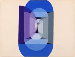 Blue Gray Violet Wheel (a sorozatból, a művészetek matematikai alapja)