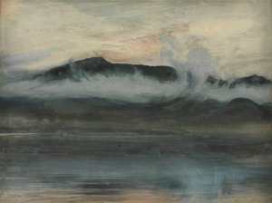 Coniston & Old Man (akvarell) alkotó: Joseph Severn