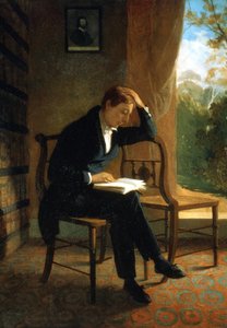 John Keats. angol költő (1795-1821). Joseph Severn National Portrait Gallery London festménye