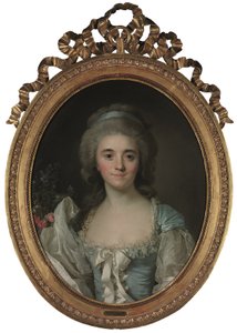 Provence grófnő portréja (1753-1810) (olaj, vászon) alkotó: Joseph Siffred Duplessis