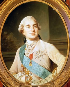 Duplessis XVI. Lajos portréja. Condé Chantilly Múzeum. alkotó: Joseph Siffred Duplessis