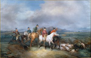 Eberjagd alkotó: Joseph Simon Volmar